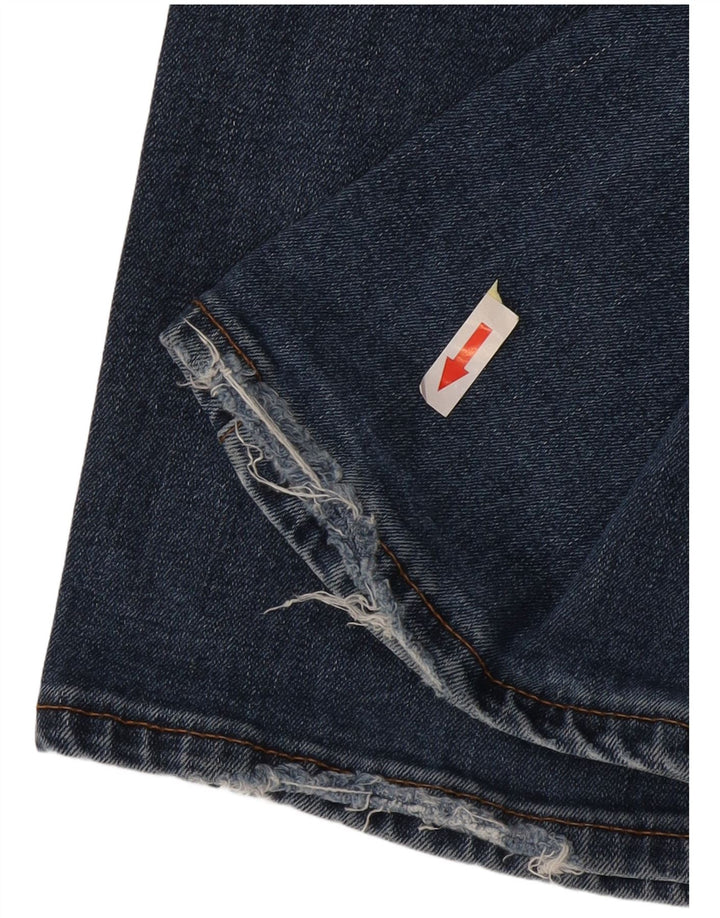 Marks & Spencer Herre Regular Straight Jeans W36 L33 Blue Cotton