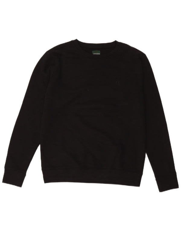 Enrico Coveri Herre Sweatshirt Jumper XL Sort Bomuld