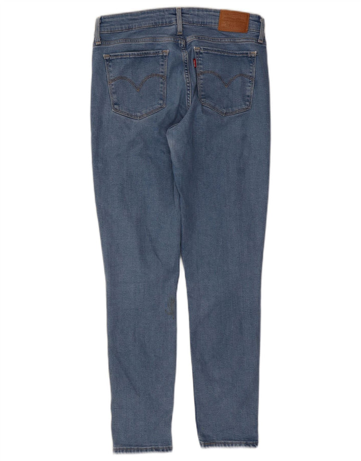Levi's Dame 711 Skinny Jeans W27 L28 Blå Lyocell