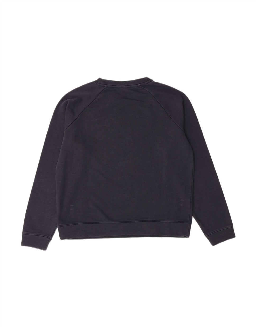 TOMMY HILFIGER Womens Graphic Sweatshirt Jumper UK 14 Medium Navy Blue