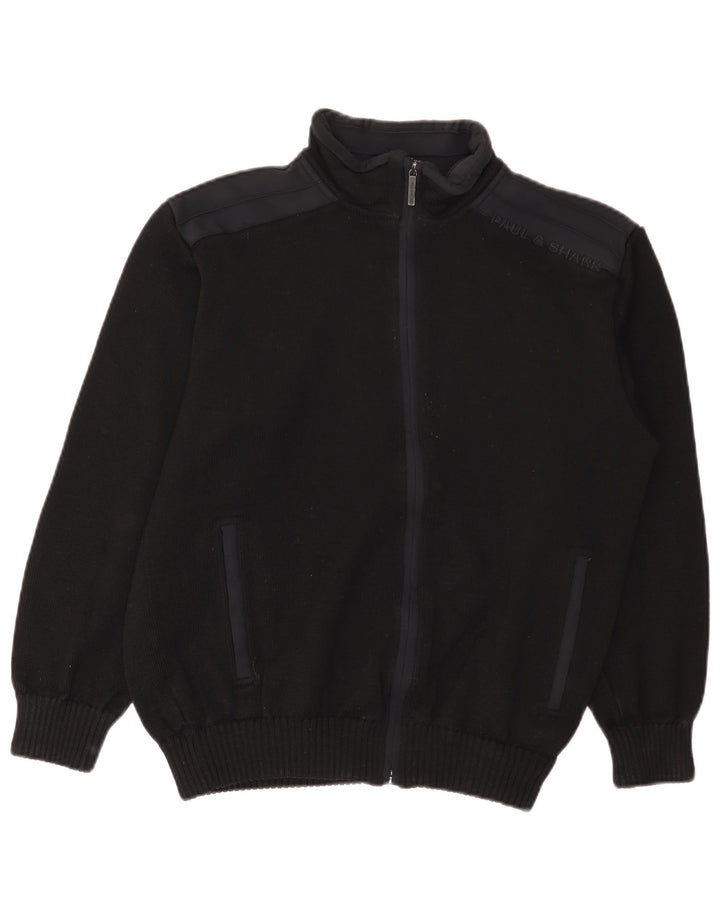 Paul & Shark Herre cardigan sweater Medium Sort