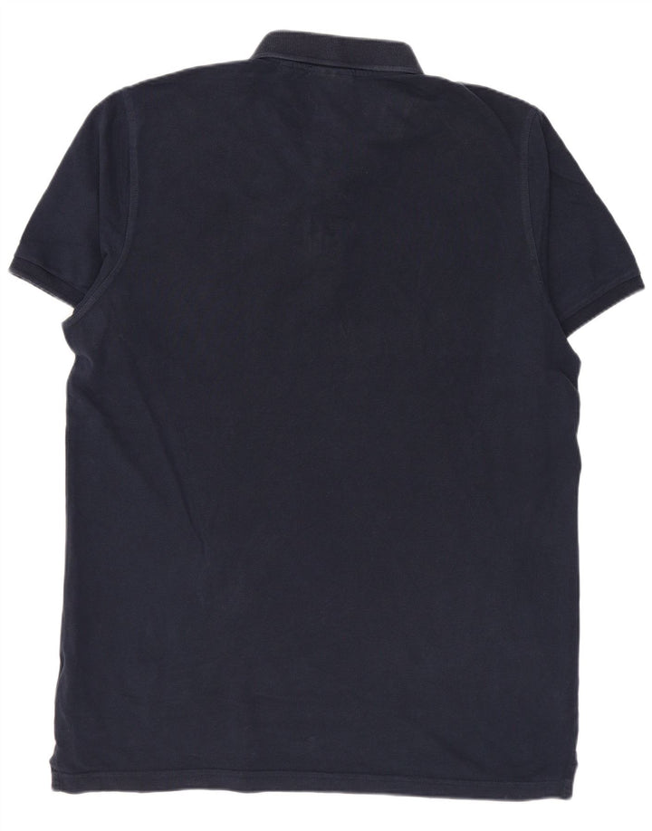 GANT Herre Regular Fit Polo Shirt Large Navy Blue Bomuld