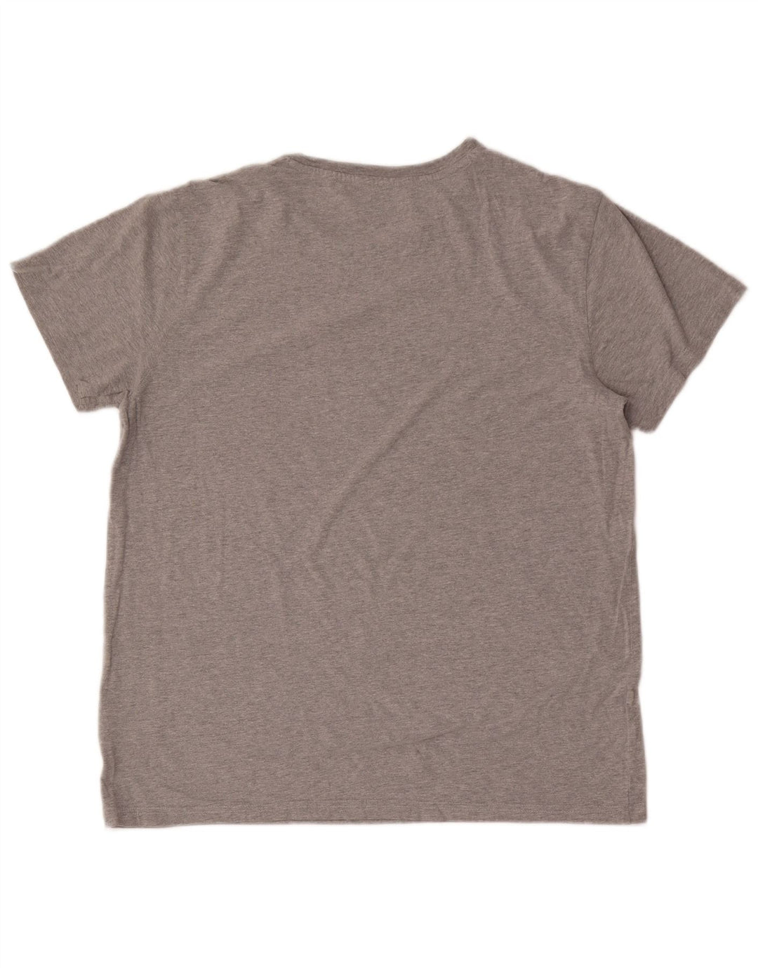 Lee Herre T-Shirt Top Stor Grå Bomuld