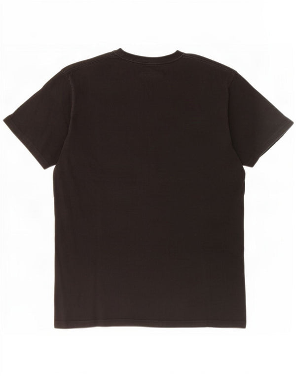 Vans Herre Classic Fit Grafisk T-Shirt Top Medium Sort Bomuld