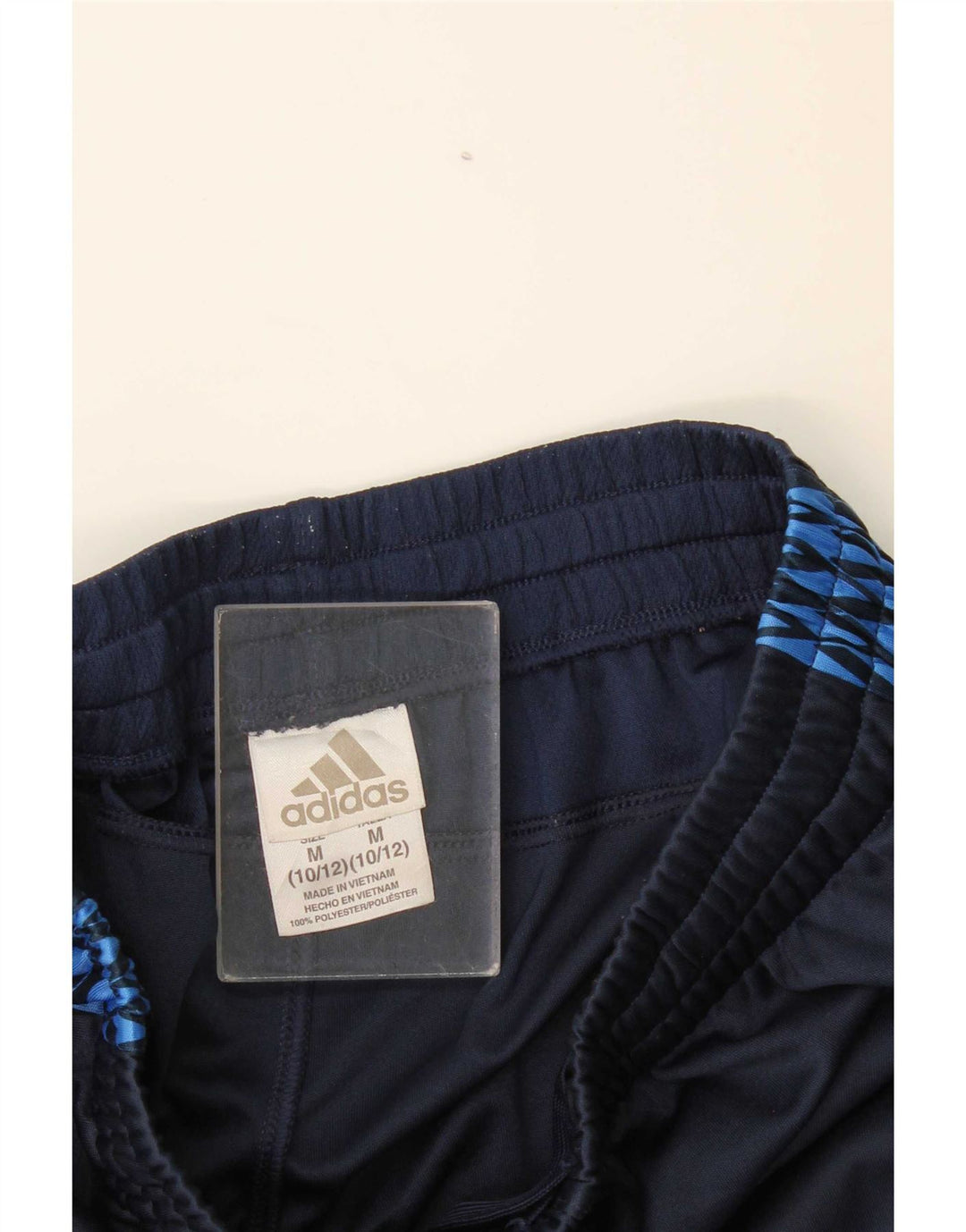 Adidas Boys Sports Shorts 10-11 år Medium Navy Blue Geometrisk Polyester