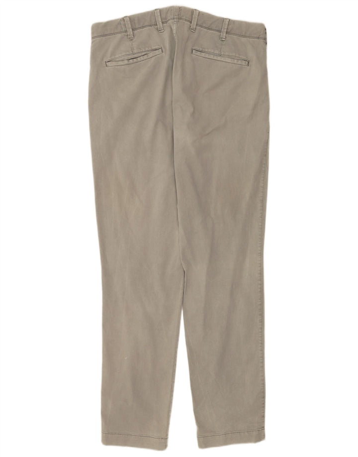 Gap Mens Slim Chino Trousers W36 L34 Grey Cotton