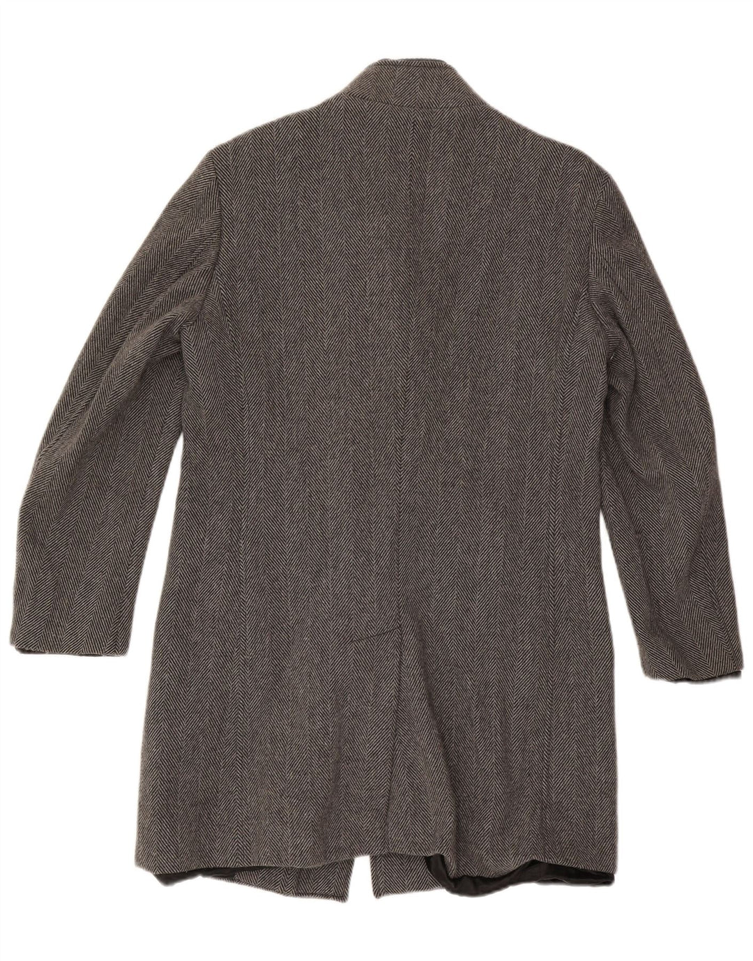 Zara Herre Overfrakke UK 40 Large Grey Sildeben