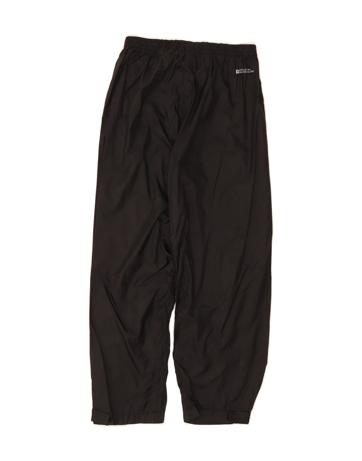MOUNTAIN WAREHOUSE Boys Windbreaker Trousers 11-12 Years Black Nylon Vintage Mountain Warehouse and Second-Hand Mountain Warehouse from Messina Hembry 