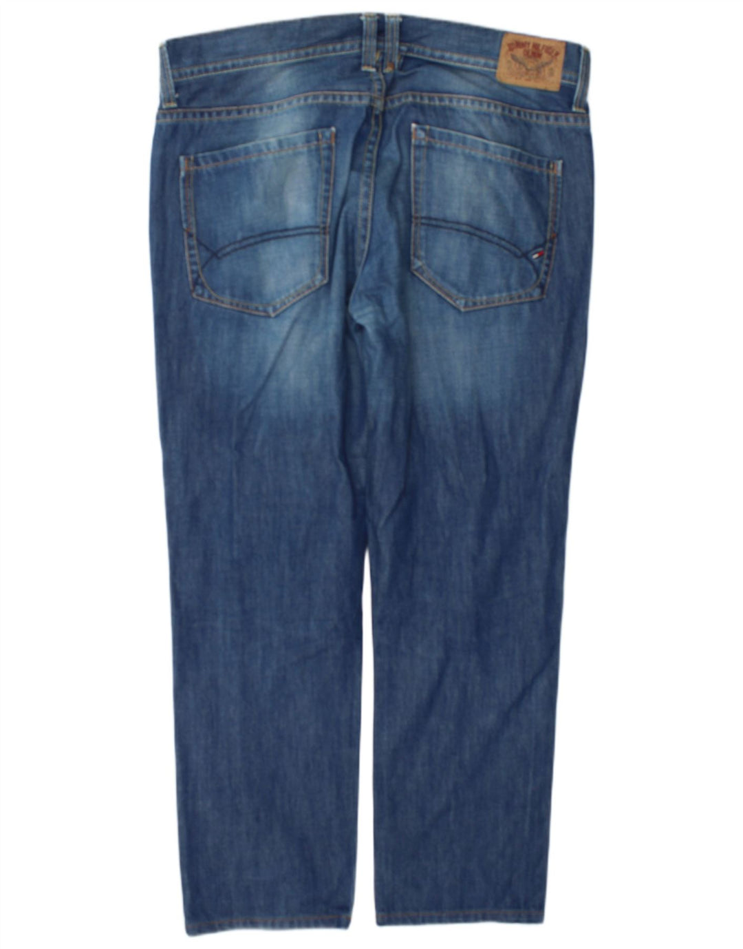 Tommy Hilfiger Straight Jeans til mænd W38 L30 Blå Bomuld