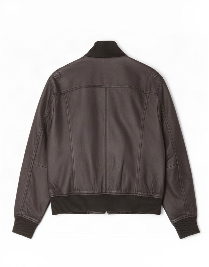 Gipsy Herre Bomber Læderjakke UK 38 Medium Sort