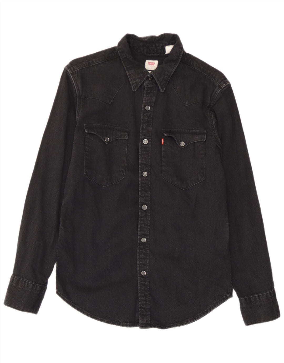 Levi's Standard denimskjorte til mænd Lille sort bomuld