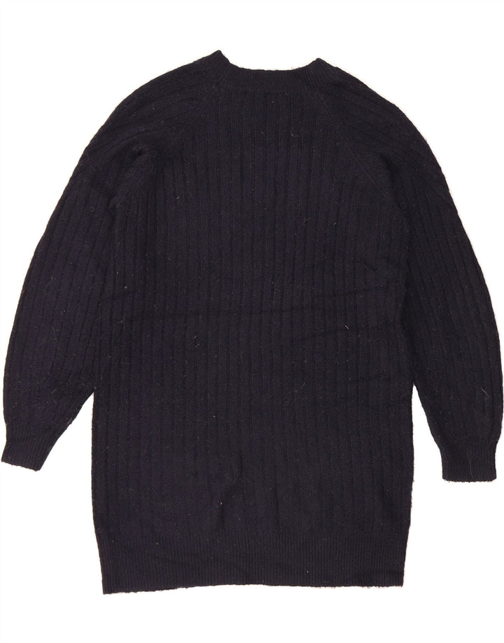 MARKS & SPENCER Womens Turtle Neck Jumper Sweater UK 6 XS Navy Blue Vintage Marks & Spencer and Second-Hand Marks & Spencer from Messina Hembry 