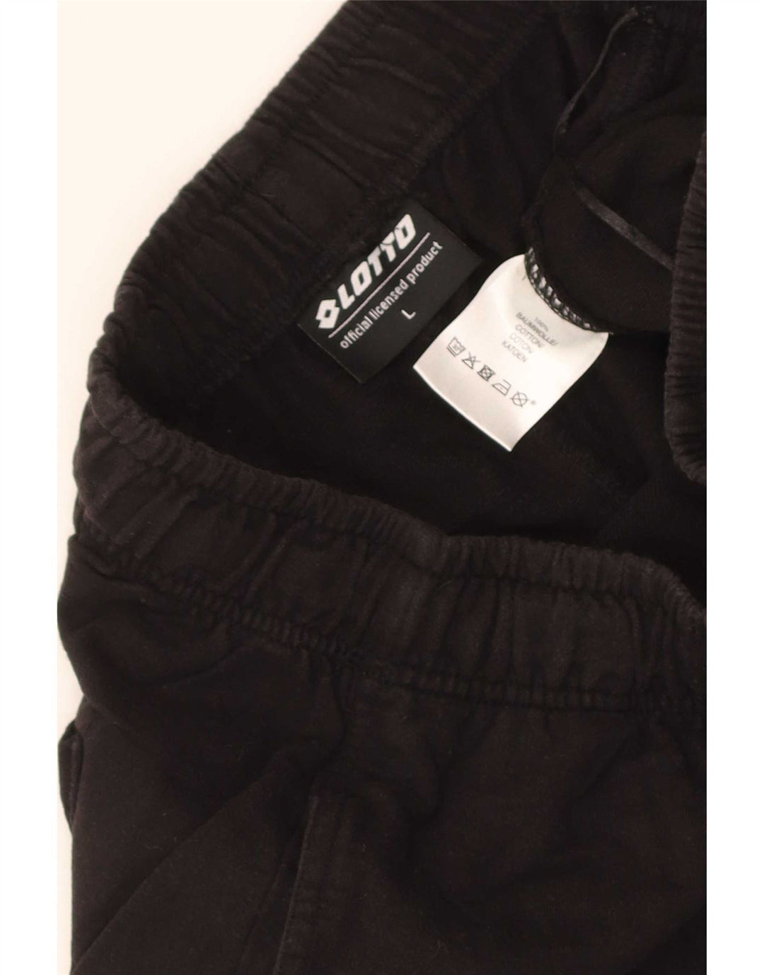 Lotto Herre Sportshorts Stor Sort Bomuld