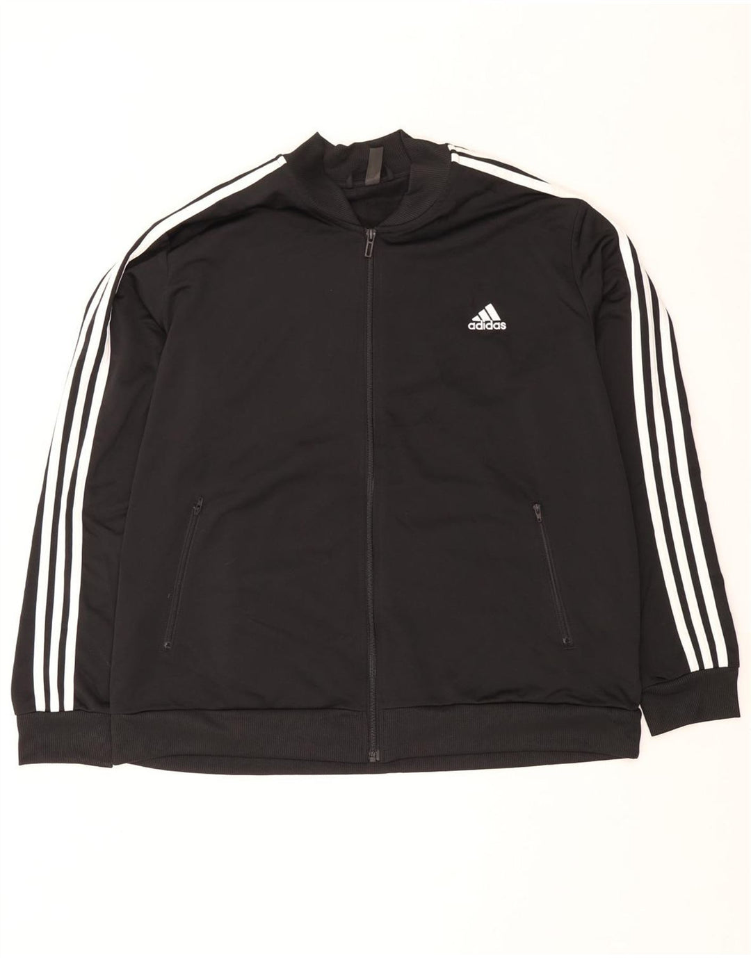 Adidas træningsdragt topjakke til kvinder UK 24/26 2XL Sort Polyester
