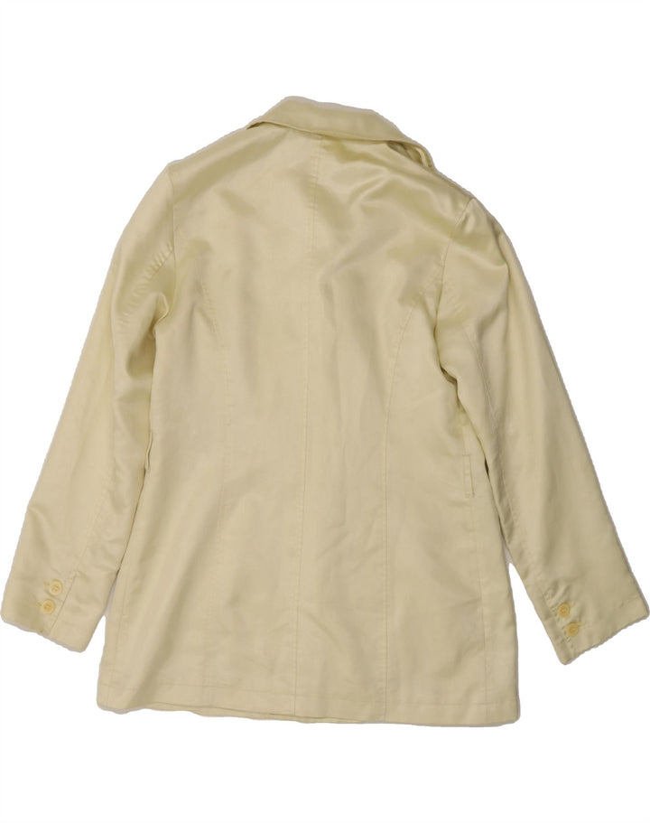 MAX & CO. Womens Double Breasted Blazer Jacket UK 10 Small  Off White Vintage Max & Co. and Second-Hand Max & Co. from Messina Hembry 