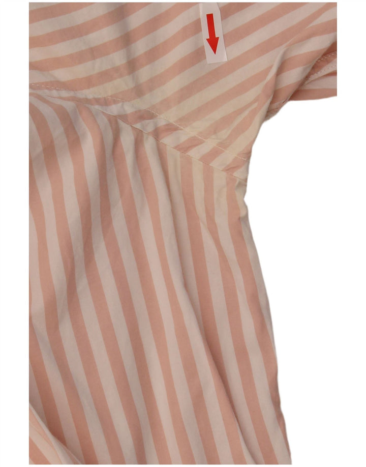 Dockers Herre Slim Fit Shirt XL Pink Stribet
