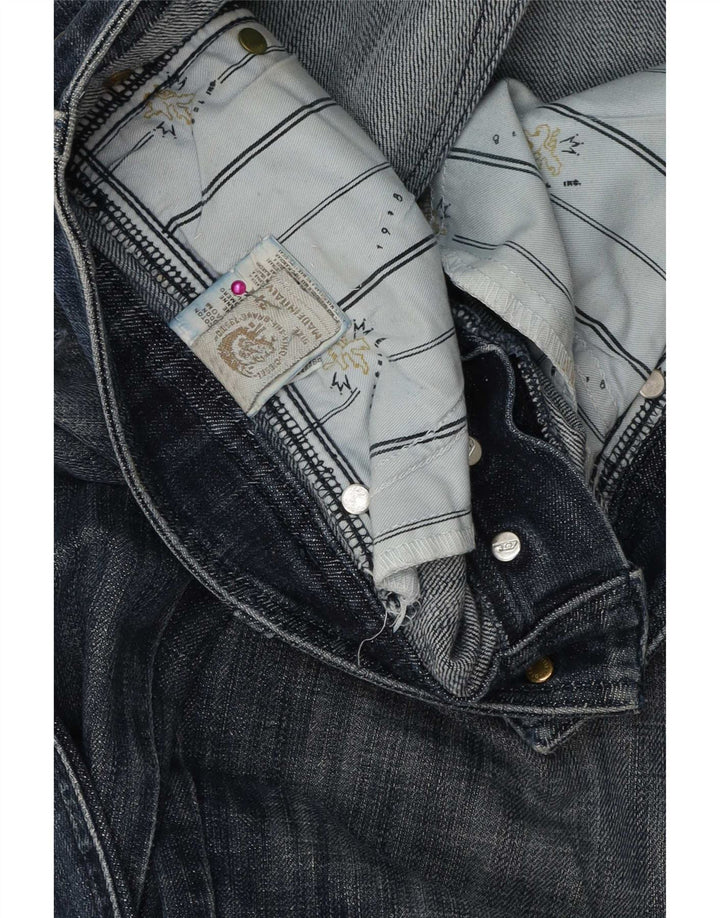 Diesel Dame Distressed Slim Jeans W31 L33 Blå Bomuld