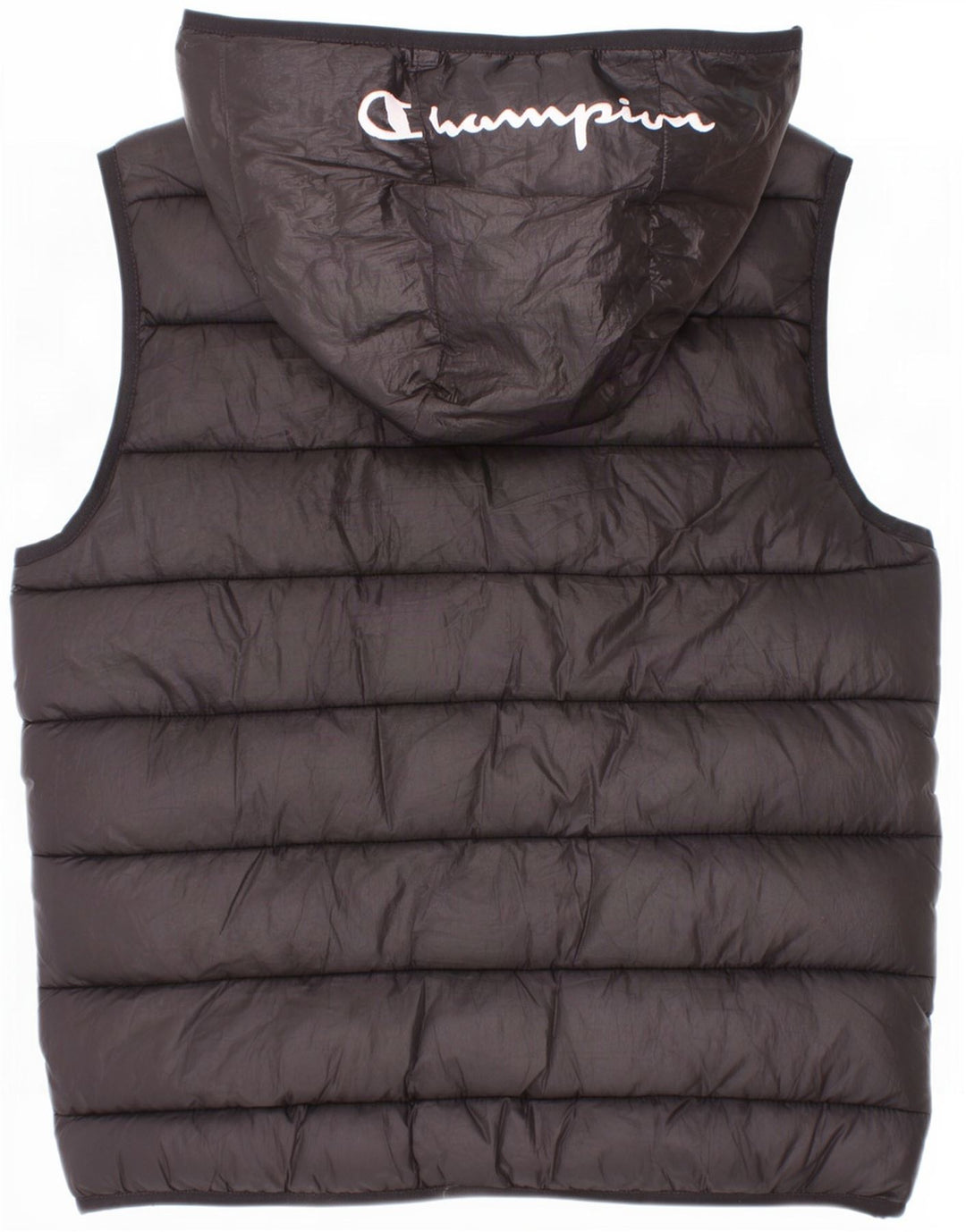 Champion drenge hætte polstret Gilet 11-12 år stor sort polyester