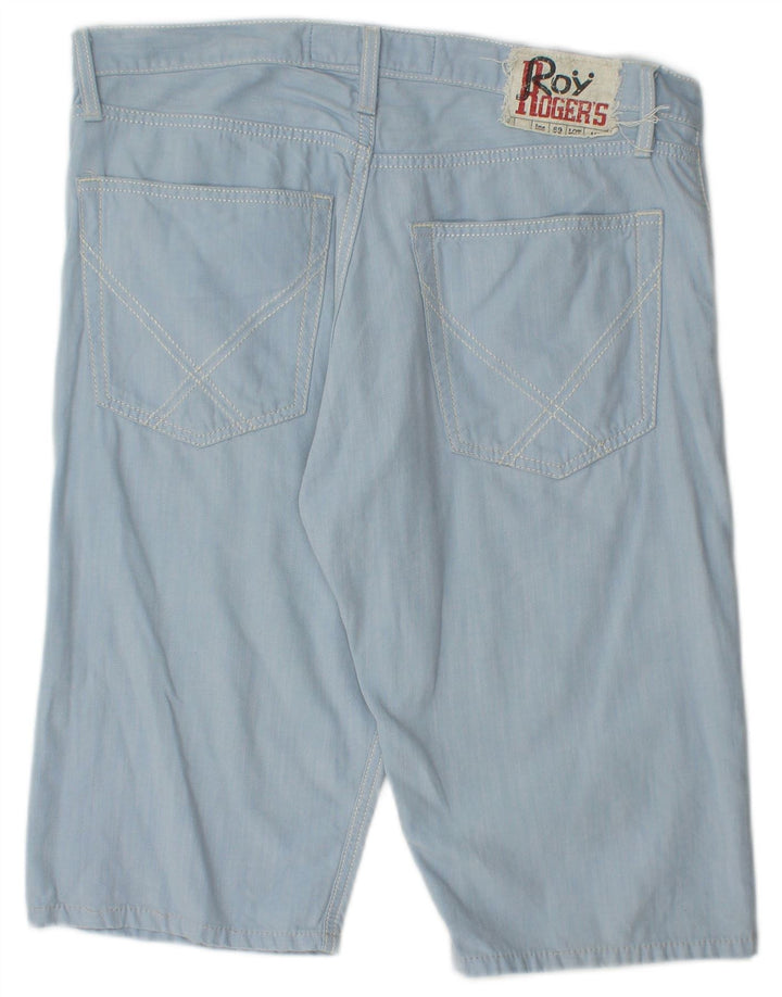Roy Rogers Herre Casual Shorts IT 48 Medium W34 Blå Bomuld