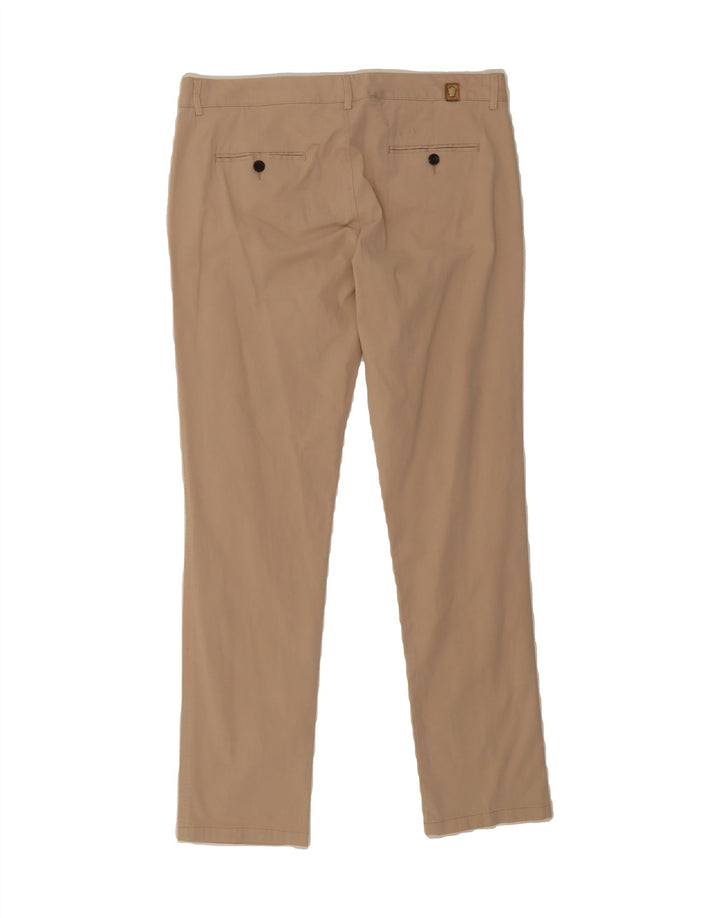 MASSIMO DUTTI Womens Slim Chino Trousers EU 40 Medium W36 L30 Beige Cotton Vintage Massimo Dutti and Second-Hand Massimo Dutti from Messina Hembry 