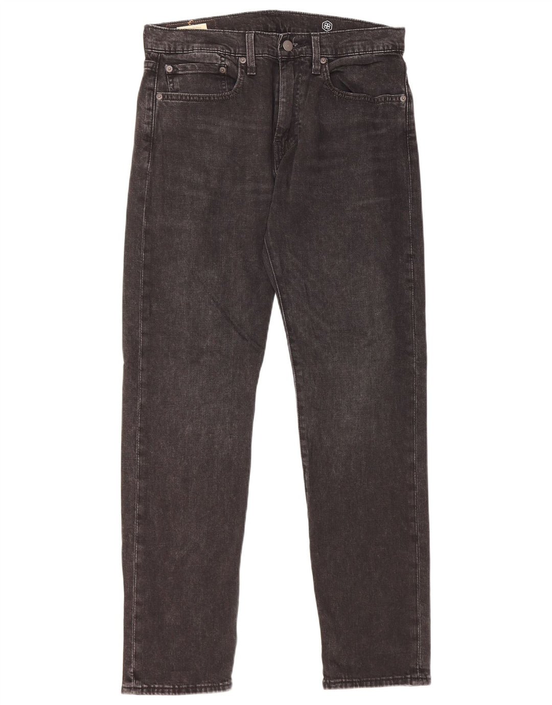 Levi's Herre 502 tilspidsede jeans W31 L32 sort bomuld