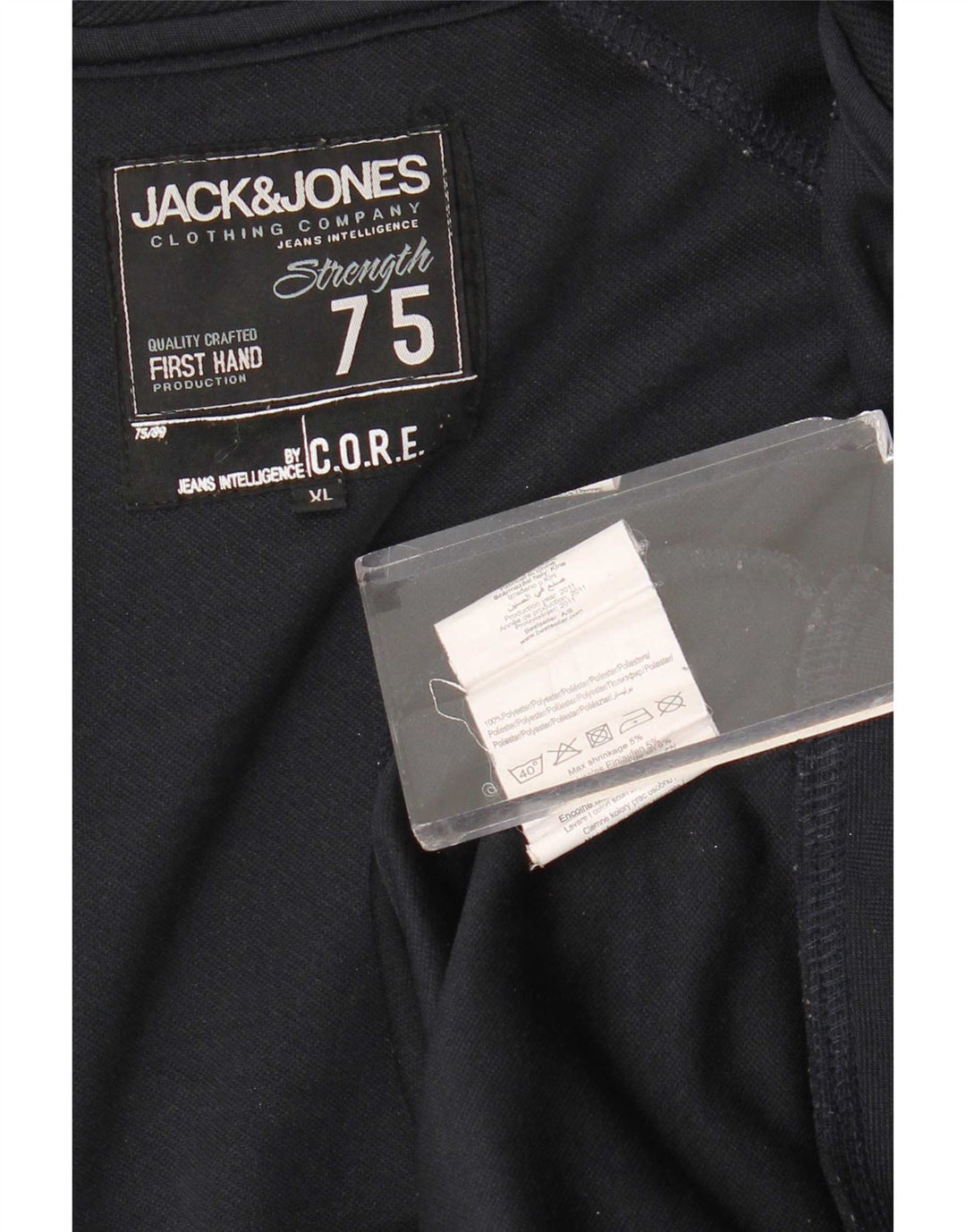Jack & Jones Træningsdragt til mænd Topjakke XL Marineblå polyester