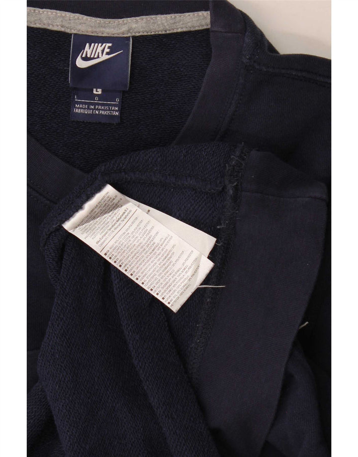 Nike Sweatshirt til mænd, stor marineblå bomuld