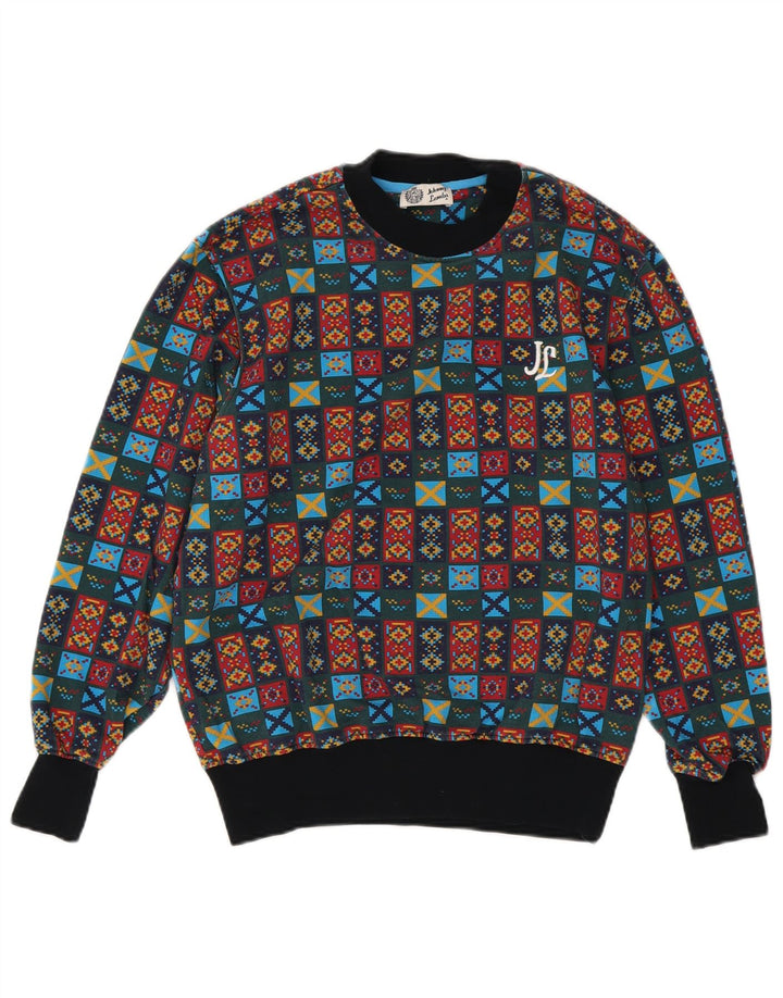JOHNNY LAMBS Herre Sweatshirt Jumper Medium Flerfarvet Geometrisk