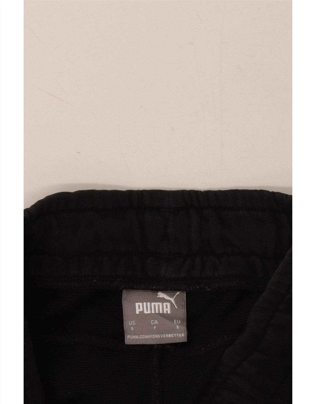 PUMA Womens Tracksuit Trousers Joggers UK 10 Small  Black Vintage Puma and Second-Hand Puma from Messina Hembry 