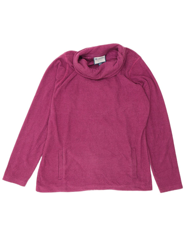 Mountain Warehouse Dame Sweatshirt Jumper UK 14 Large Purple Pinstripe