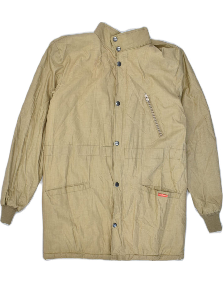 VINTAGE Mens Sherpa Jacket UK 38 Medium Brown Polyester | Vintage Vintage | Thrift | Second-Hand Vintage | Used Clothing | Messina Hembry 