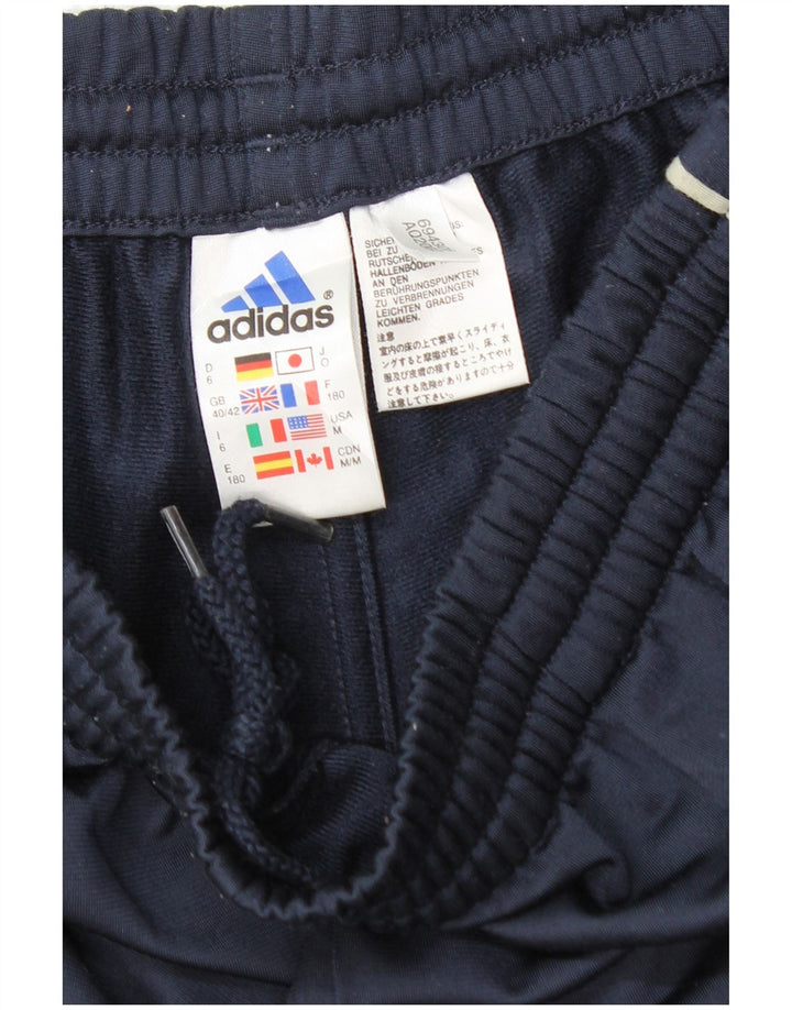 ADIDAS Træningsdragtsbukser til mænd UK 40/42 Medium Navy Blue Polyester