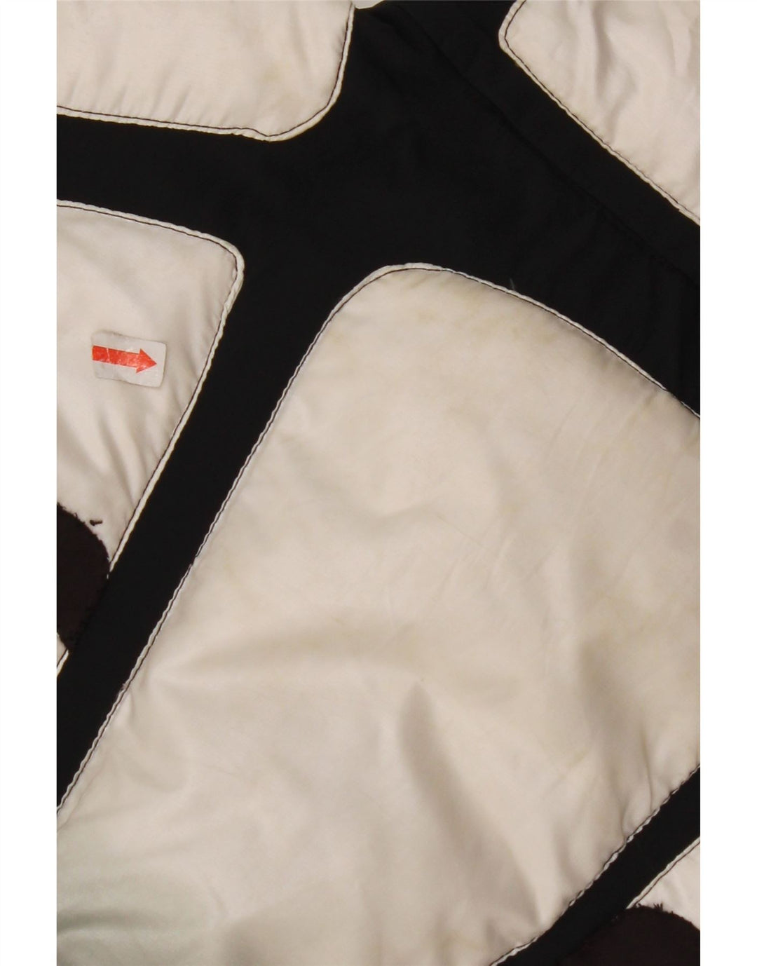 WILD ROSE Dame Polstret Gilet UK 14 Large Black Colourblock Polyamid