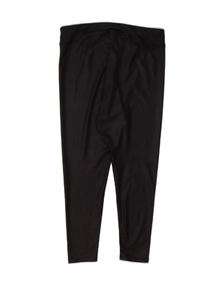 PUMA Womens Leggings UK 14 Large Black Polyester Vintage Puma and Second-Hand Puma from Messina Hembry 
