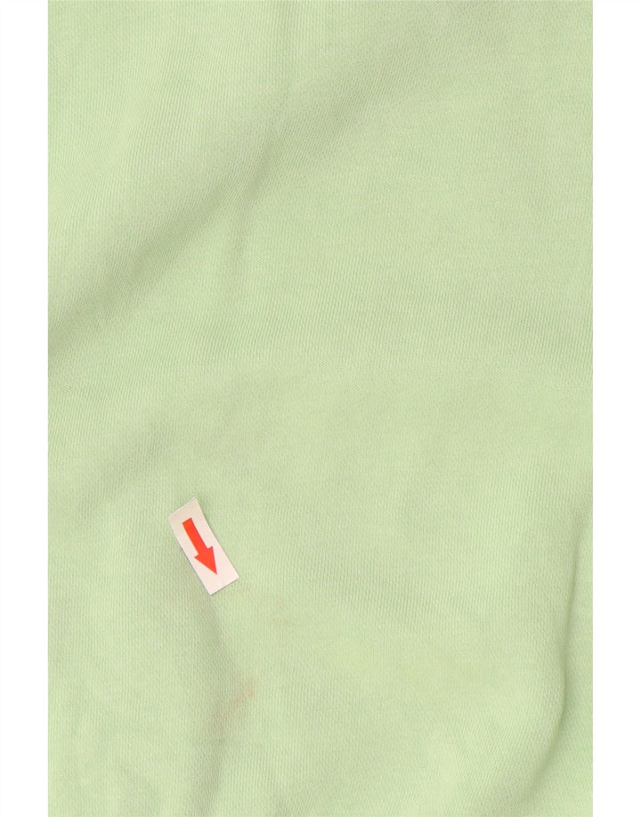 NIKE Oversized Sweatshirt Jumper UK 10 Lille grøn bomuld