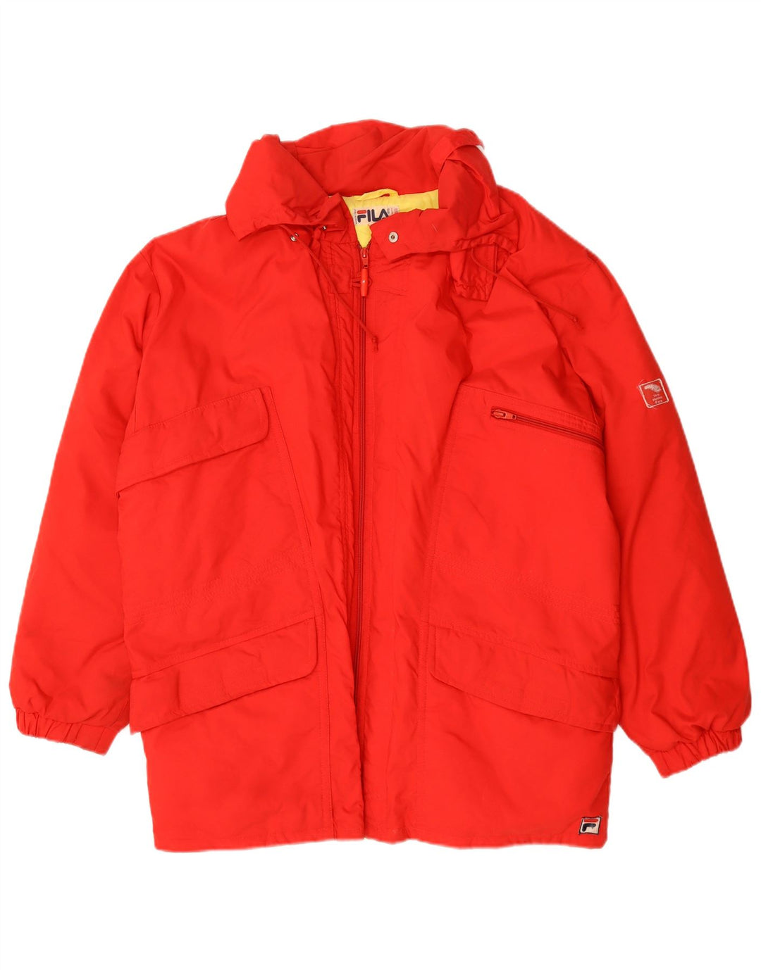Fila Herre Loose Fit Polstret Jakke IT 48 Medium Rød