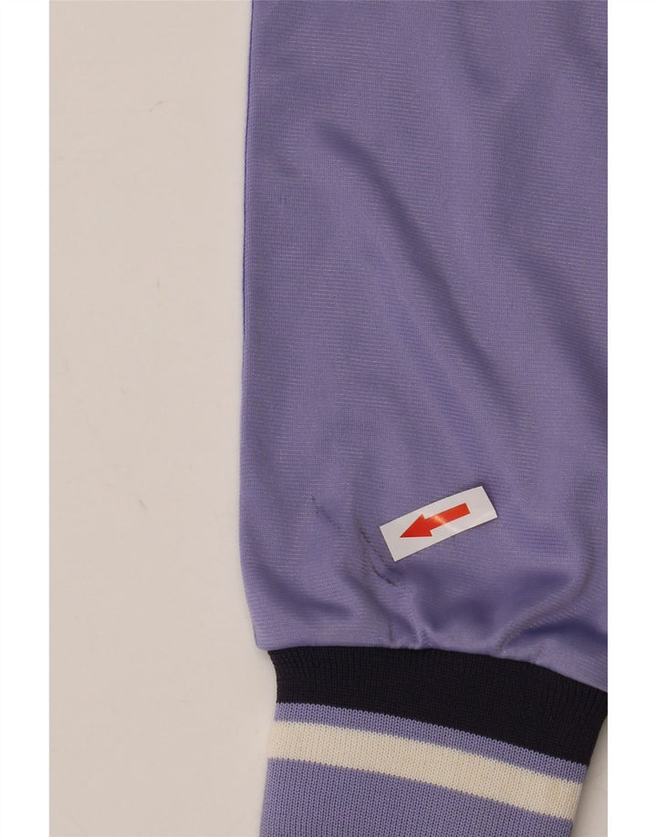 Asics Grafisk træningsdragt topjakke til kvinder UK 12 Medium Lilla Polyester