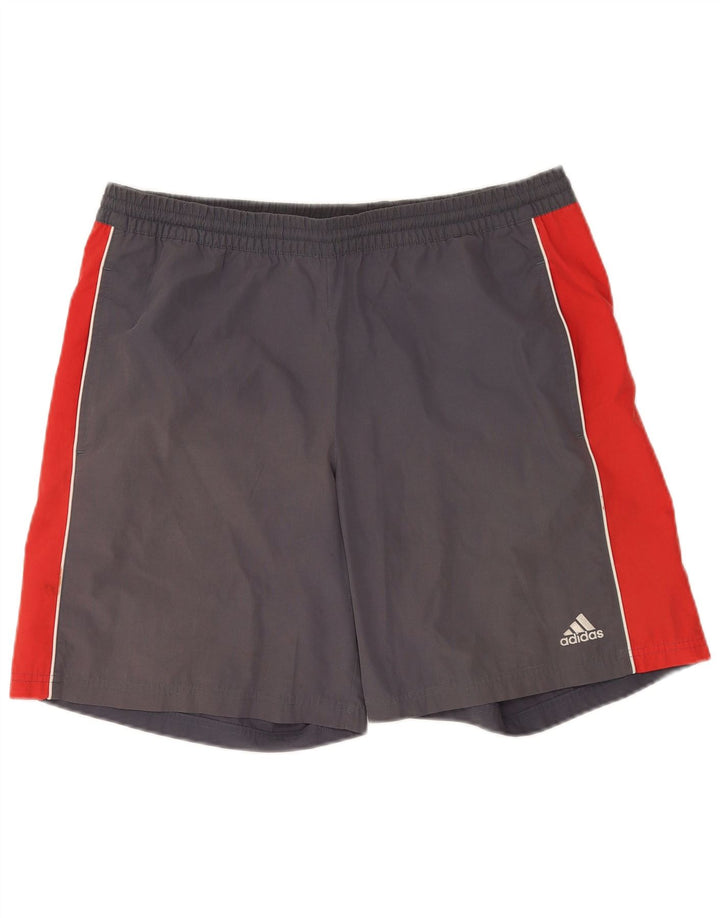 Adidas Sportsshorts til mænd Large Grå Colourblock Polyester