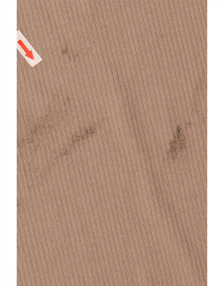 Marks & Spencer Dametop Langærmet UK 14 Medium Beige Polyester