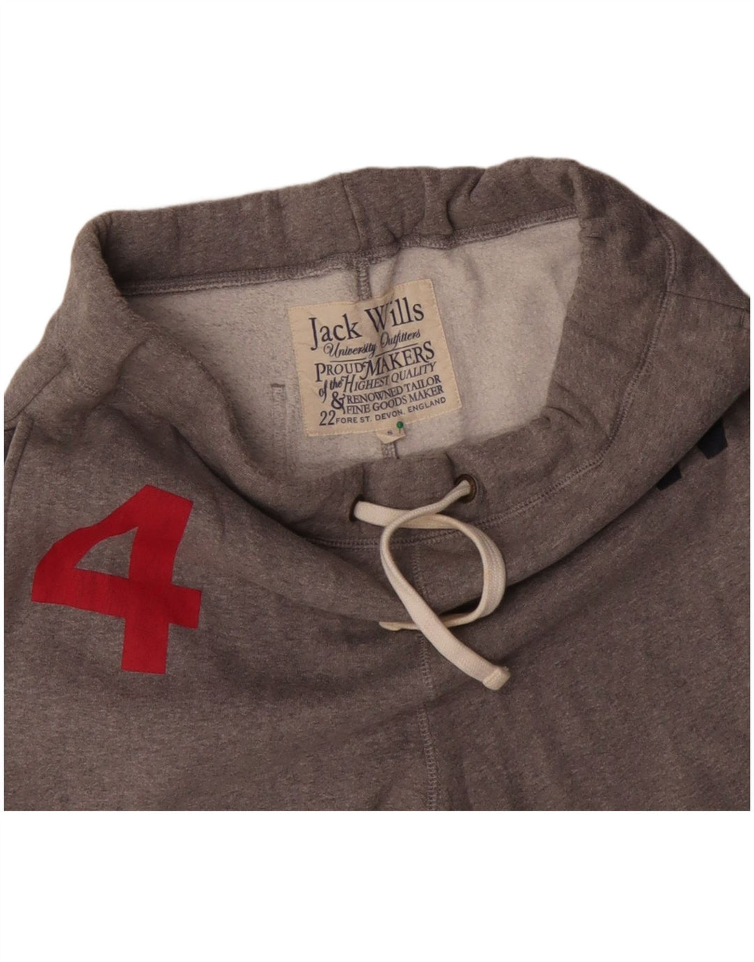 JACK WILLS Grafisk træningsdragt til mænd Joggers Små grå bomuld