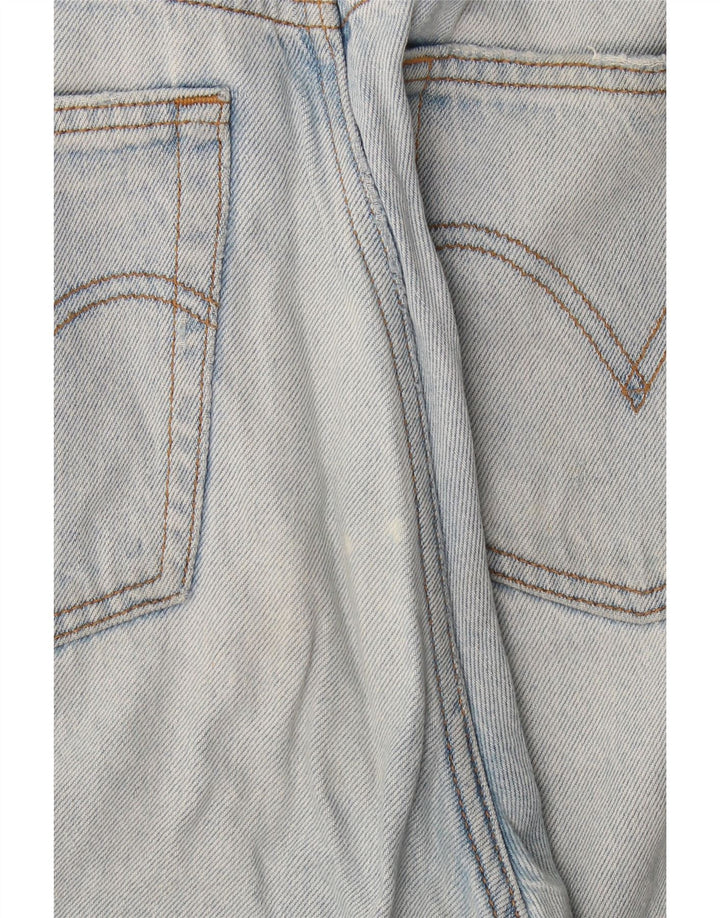 Levi's Dame Ribcage Straight Jeans W30 L29 Blå Bomuld