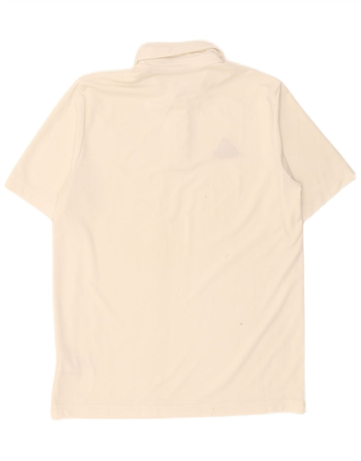Adidas Aeroready Polo Shirt til mænd Medium White Polyester