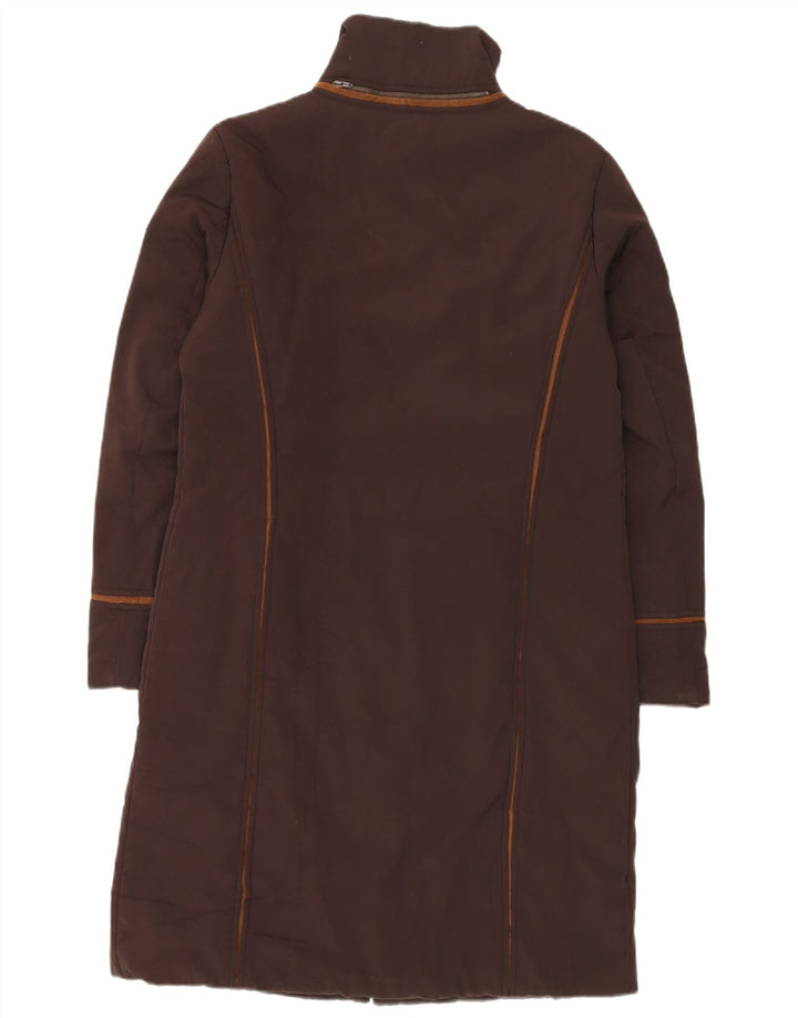 Sportmax Womens Regular Fit Polstret Frakke UK 14 Large Brown Polyester