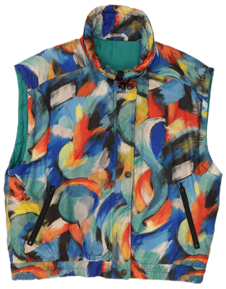 Brugi kvinders abstrakt mønster Gilet UK 18 XL flerfarvet