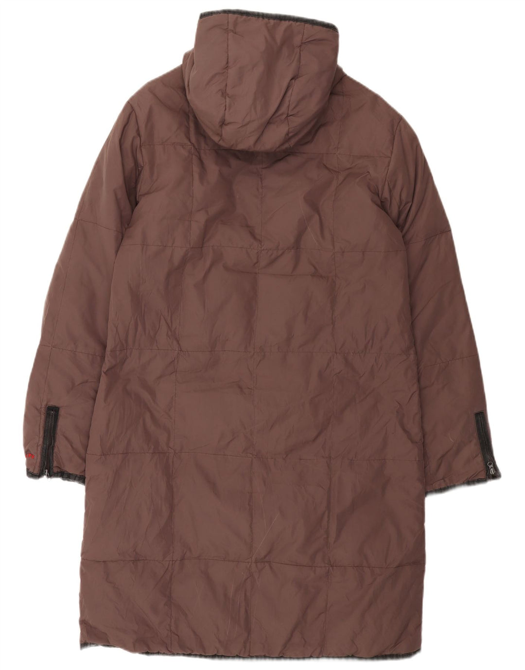 Miss Sixty Womens hættepolstret frakke UK 14 medium lilla