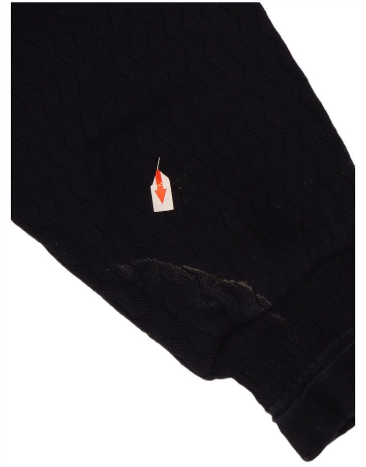 WESTBURY Herre cardigan sweater XL Marineblå Colourblock Akryl