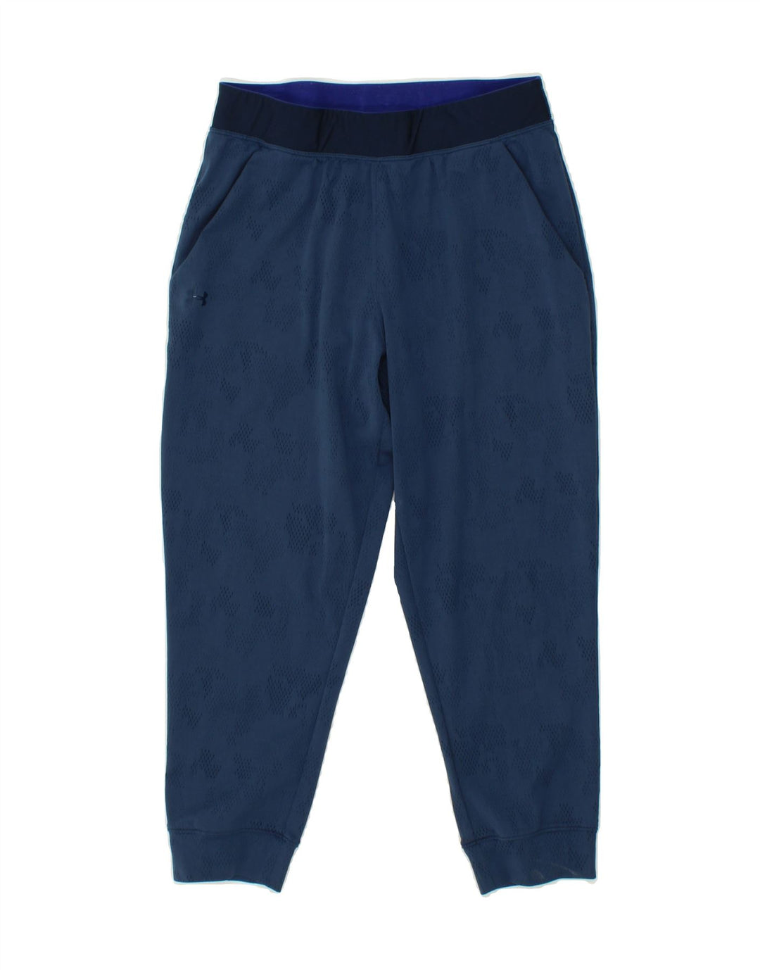 UNDER ARMOUR Womens Tracksuit Trousers Joggers UK 8 Small  Navy Blue Vintage Under Armour and Second-Hand Under Armour from Messina Hembry 