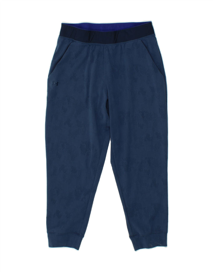 UNDER ARMOUR Womens Tracksuit Trousers Joggers UK 8 Small  Navy Blue Vintage Under Armour and Second-Hand Under Armour from Messina Hembry 