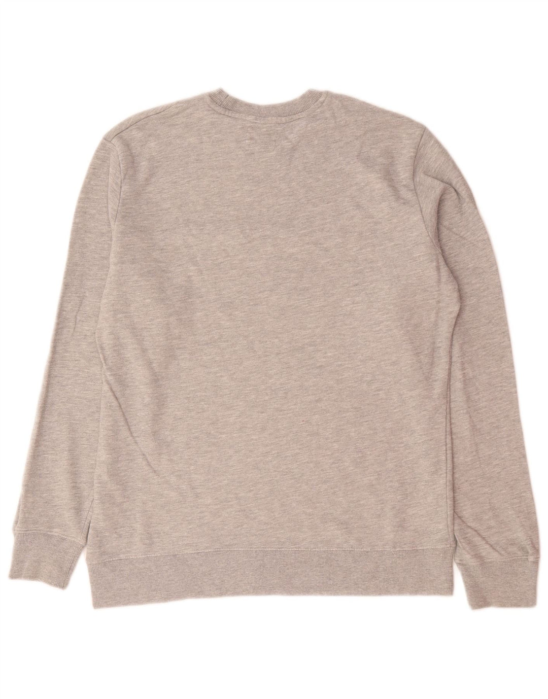 Champion Herre Grafisk Sweatshirt Jumper Medium Grey Flecked Bomuld