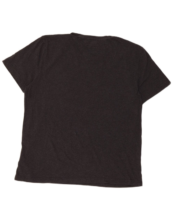 Tommy Hilfiger Herre Grafisk T-Shirt Top 2XL Grå Bomuld